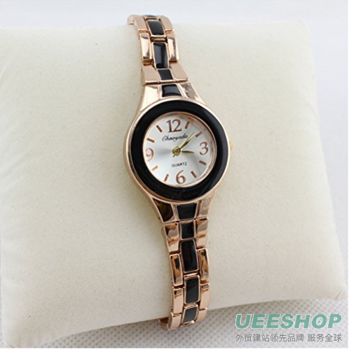 U-beauty Fashion Women Simple Stainless Steel Bracelet Wrist Watch Quartz Watches Ladies Wrist Watch Gift