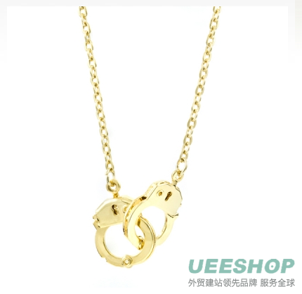 Verdie's handcuff Anklet - Gold Tone Jewellery